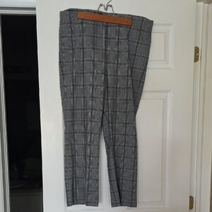 Calvin Klein Women's Gray Plaid Pantsuit